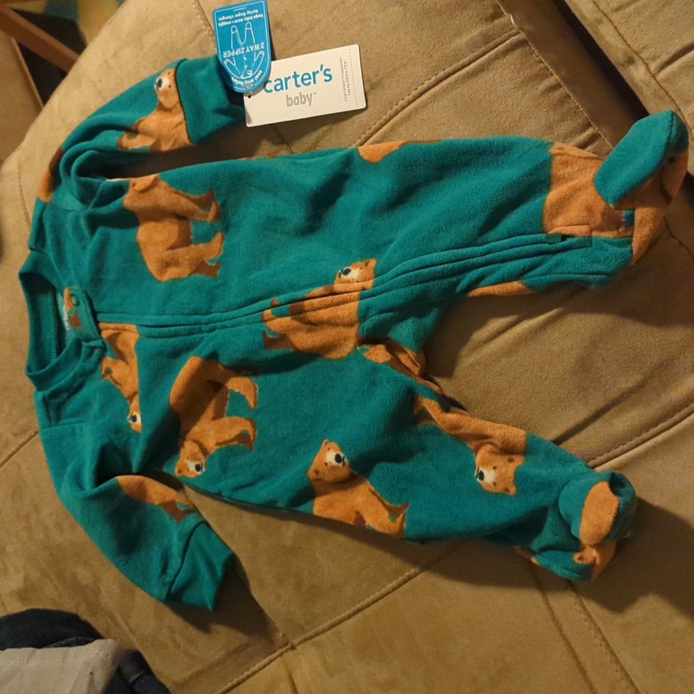Carter's 3mth fleece sleeper